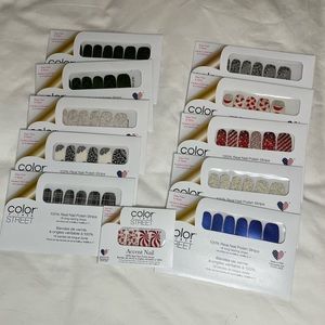 Collection of 10 Color Street Sets plus 1 Accent pack